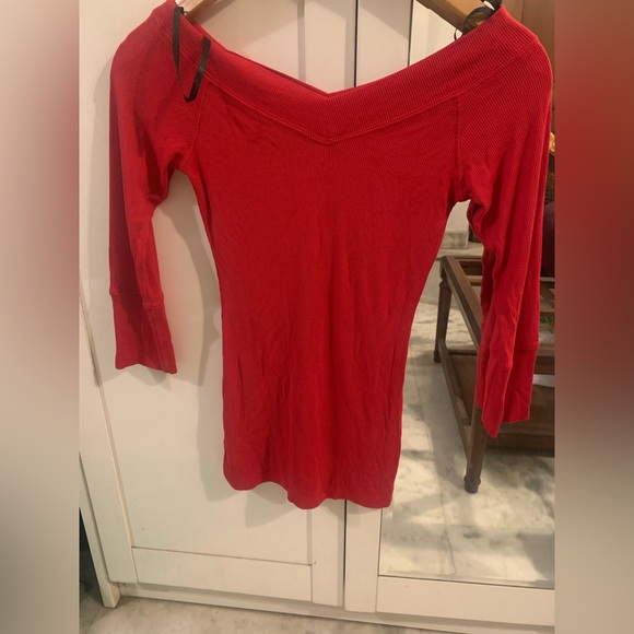 Bebe Rhinestone ribbed top - Picture 2 of 3